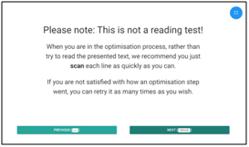 This is not a reading test