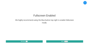 Full Screen Enabled Page