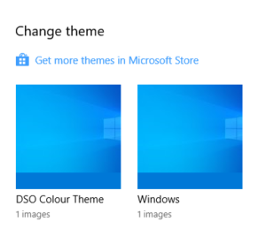 DSO Changing Themes