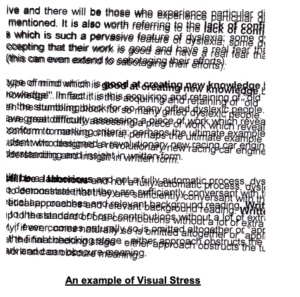 Visual stress